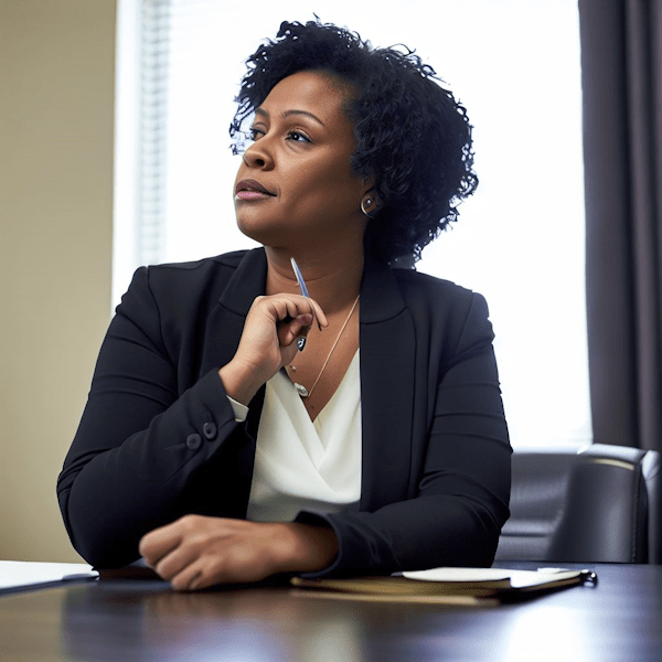 Woman at Desk